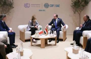 الرئيس السيسي وجورجيا ميلوني - أرشيفية