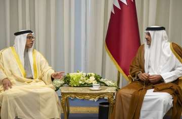 أمير قطر ونائب رئيس الإمارات
