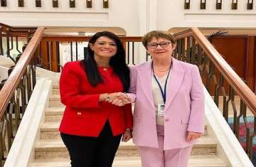 ممثلة البنك الدولي والوزيرة المصرية