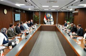 لقاء الوفد الأسترالي مع الوزير المصري