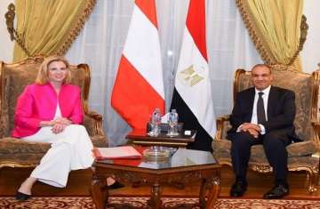 وزيرا الخارجية المصري والنمساوي