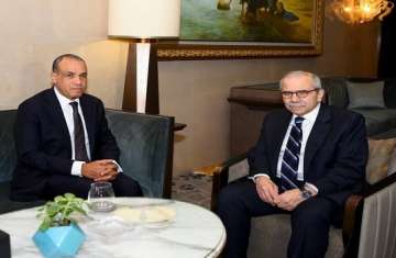 رئيس وزراء لبنان ووزير خارجية مصر