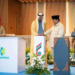 Theyab bin Mohamed bin Zayed attends inauguration of UAE-Indonesia Hospital for Cardiac Diseases