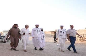 وفد من هيئة الأعمال الخيرية العالمية