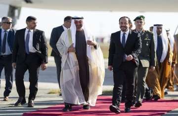 الرئيس القبرصي يستقبل الشيخ محمد بن زايد