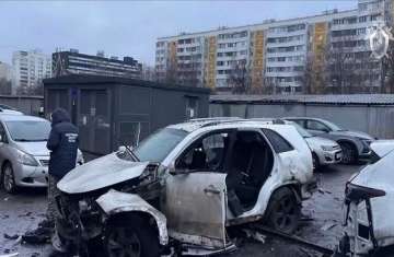 انفجار سيارة في موسكو