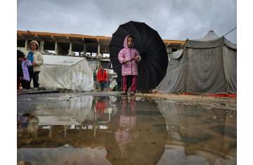 الشتاء في غزة