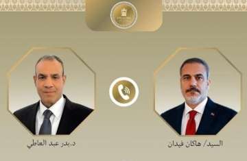 وزير الخارجية المصري ونظيره التركي