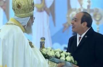 الرئيس عبد الفتاح السيسي والبابا تواضروس