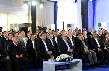 رئيس الوزراء المصري خلال الاحتفالية