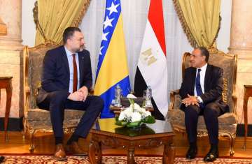 وزير الخارجية المصري ونظيره البوسني