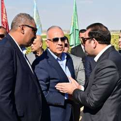 وزيرا الزراعة المصري والسوداني خلال الزيارة