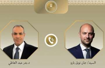 وزير الخارجية ونظيره الفرنسي