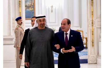 عبدالفتاح السيسي ومحمد بن زايد