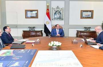 أجتماع الرئيس المصري عبد الفتاح السيسي