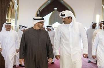 أمير قطر زار الإمارات في زيارة أخوية