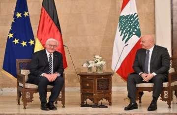 الرئيس اللبناني ونظيره الألماني