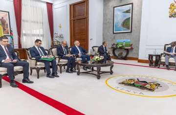 لقاء عبدالعاطي والرئيس الكيني