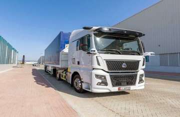 تشغيل الشاحنات ذاتية القيادة في إمارة أبوظبي