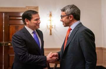 لقاء جي دي فانس و الشيخ عبدالله