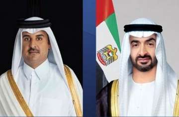 محمد بن زايد وتميم بن حمد