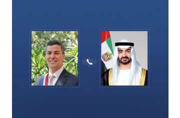 رئيس الإمارات ورئيس البارغواي