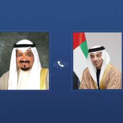 منصور بن زايد ورئيس وزراء الكويت