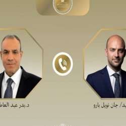 وزيرا خارجية فرنسا ومصر