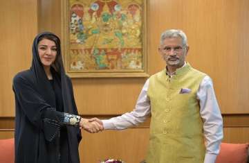  معالي ريم بنت إبراهيم الهاشمي و معالي الدكتور سوبرامانيام جايشانكار