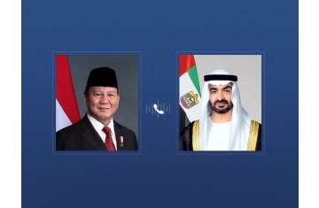 الرئيسان الإماراتي والإندونيسي