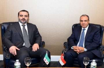 وزيرا خارجية مصر وسوريا