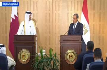 وزيرا خارجية مصر وقطر - أرشيفية