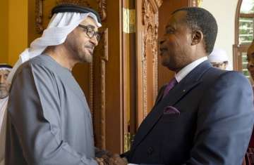 رئيس الإمارات يستقبل نظيره الكونغولي