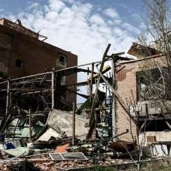 سقوط مقذوفات وشظايا على منطقة سكنية