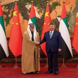 الرئيس الصيني وولي عهد أبوظبي