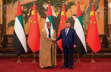 الرئيس الصيني وولي عهد أبوظبي