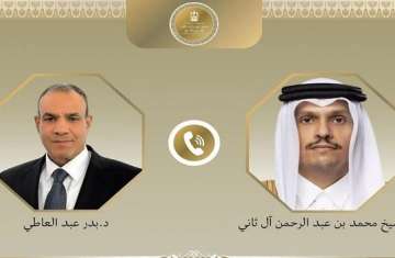 الشيخ محمد بن عبد الرحمن آل ثاني و الدكتور بدر عبد العاطي
