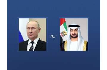 رئيس الإمارات ورئيس روسيا