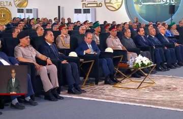 الرئيس السيسي في افتتاح مشروع 