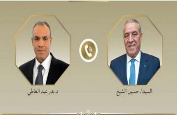 وزير الخارجية المصري يبحث مع نائب رئيس فلسطين تطورات الأوضاع