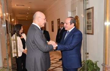 الرئيس السيسي وبرهم صالح