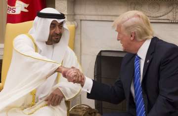 الرئيس الأمريكي والشيخ محمد بن زايد