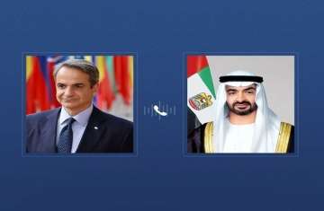 الشيخ محمد بن زايد و كيرياكوس ميتسوتاكيس