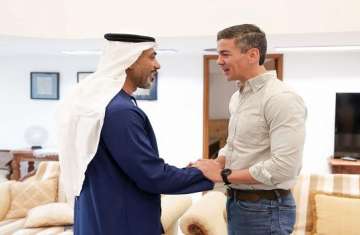 رئيس باراغواي ورئيس جهاز الإمارات للمحاسبة