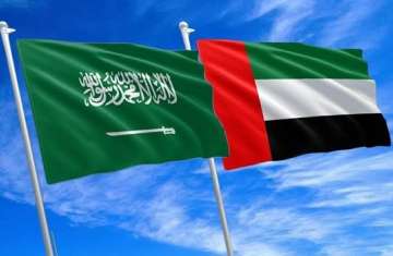 علم الإمارات والسعودية