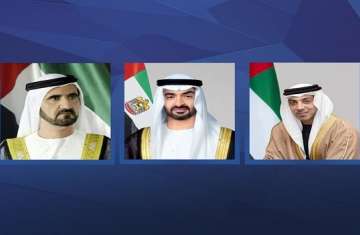 رئيس الدولة ونائباه يهنئون رئيسة الهند بذكرى استقلال بلادها