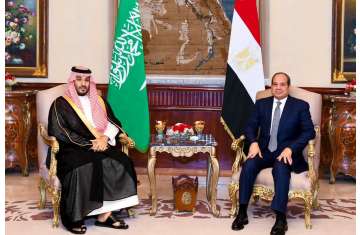 الرئيس المصري وولي العهد السعودي