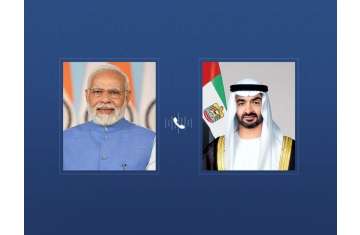 الرئيس الإماراتي ورئيس وزراء الهند