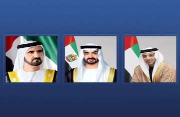 رئيس الإمارات ونائباه