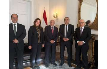 استقبال القنصل العام لأعضاء الجالية المصرية